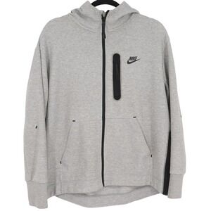 Nike Sportswear Tech Fleece Full Zip Hoodie Mens Size M Gray DD5624-063 Casual